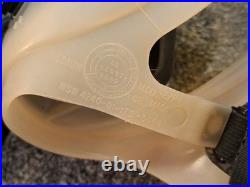 Rare Collectable Face Visor Gas Mask Respirator Transparent Rubber Medium