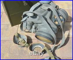 Rare Soviet Horse Gas Mask Respirator With Box Wwii / Cold War Cavalry Original