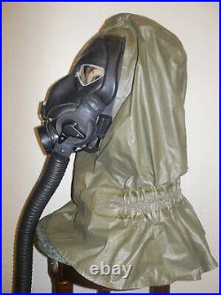 Rare US M48 Apache Helicopter Aircraft CBRN GAS MASK NBC Respirator with Blower