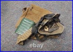 Rare WW1 British Army Small Box Respirator Gas Mask With Bag
