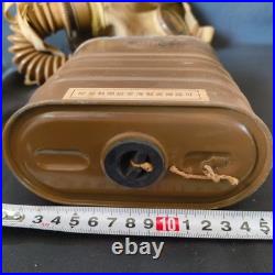 Rare WW2 Japanese Civilian Gas Mask Respirator with Original Box & Canister