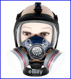 Respirator Mask Pesticide Gas Chemicals Fume Vapor n95 Full Face Breathing Tool