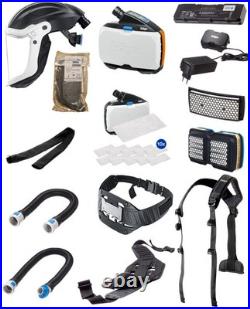 Respiratory mask full face mask gas mask with fan filter painting mask