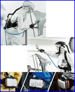 Respiratory mask full face mask gas mask with fan filter painting mask