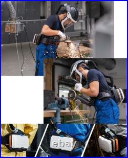 Respiratory mask full face mask gas mask with fan filter painting mask