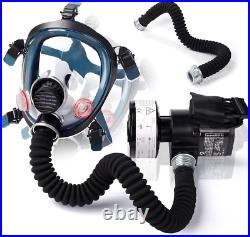 Reusable PAPR Respirator, Portable PAPR Respirator System with 40Mm Activated Ca