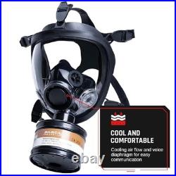 Reusable Respirator 40mm Gas Filter Canister Heavy Duty Smoke Chemical