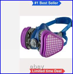Reusable Respirator Mask OV P100 Filters Organic Gas Vapour Dust Paint Solvent