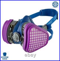Reusable Respirator Mask OV P100 Filters Organic Gases Dust Paint Solvent