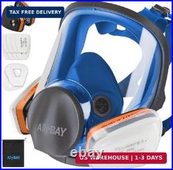 Reusable Respirator Mask with A1 & P2 Filters for Dust, Gas, Painting, Woodworking