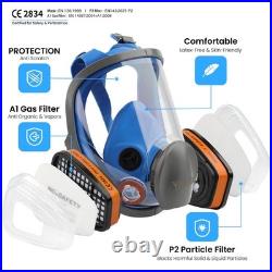 Reusable Respirator Mask with A1 P2 Filters for Dust, Gas, Painting, Woodworking