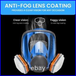 Reusable Respirator Mask with A1 P2 Filters for Dust, Gas, Painting, Woodworking
