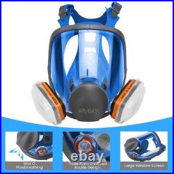 Reusable Respirator Mask with A1 P2 Filters for Dust, Gas, Painting, Woodworking