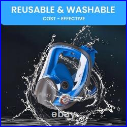 Reusable Respirator Mask with A1 P2 Filters for Dust, Gas, Painting, Woodworking