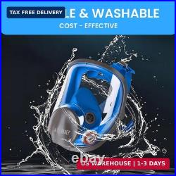 Reusable Respirator Mask with A1 & P2 Filters for Dust, Gas, Painting, Woodworking