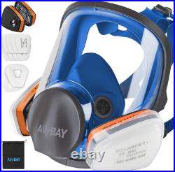 Reusable Respirator Mask with A1 & P2 Filters for Dust and Gas Protection