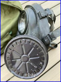 S10 British Army Respirator Size 2 Gas Mask with Haversack
