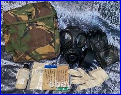 S10 Gas Mask EXCELLENT CONDITION British Army NBC SAS Respirator Size 4 2007