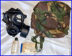 S10 Gas Mask GREAT CONDITION British Army Respirator SAS Costume Size 3 2008