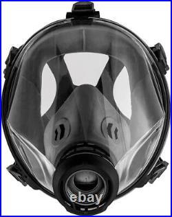 SAFETY M Certified Full Face Gas Mask Respirator, 1 Yr Manufacture Warranty, 296