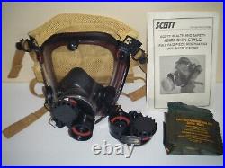 SCOTT 40mm Chin Style Full Face Respirator Gas Mask