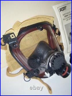 SCOTT 40mm Chin Style Full Face Respirator Gas Mask