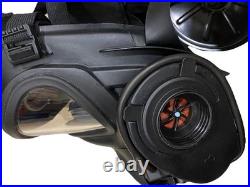 SCOTT GSR/FFR GAS MASK, SIZE 3, BLACK with filter read description