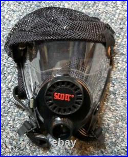 SCOTT-O-VISTA- Complete Full Face Gas Mask/Respirator, With 1 Filter & Bag NOS