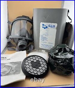 SEA Full Face Gas Mask Respirator Army Military Riot