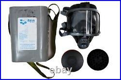 SEA SMF Full Face Gas Mask Respirator FP Army Military Riot Control