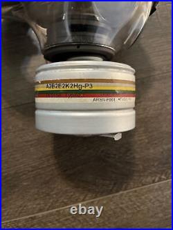 SGE150 Gas Mask NBC Respirator withImpact Protection Genuine Made in Italy