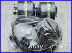 SGE 150 Gas Mask M/L +2 New NATO 40mm NBC/CBRN Filters Exp 6/2030 & Spec Kit