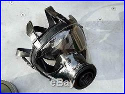SGE 150 Gas Mask & TWO 2 New NATO 40mm NBC/CBRN Filters Good Thru 3/2023 NIB