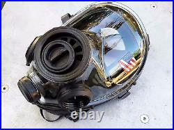 SGE 400/3 40mm NATO Gas Mask, for NBC & Impact Protection Open Box New Med/Large