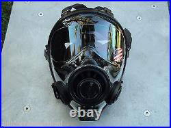 SGE 400/3 40mm NATO Gas Mask, for NBC & Impact Protection Open Box New Med/Large