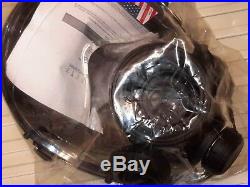 SGE 400/3 Gas Mask April 2019mfg & (2) NBC Military-Grade Filters NEW Exp 9/2023
