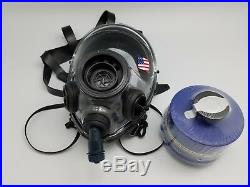 SGE 400/3 Gas Mask BB/ Respirator With Drinking Tube and Filter M/L