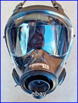 SGE 400/3 Gas Mask w DuPont Tychem Type F Suit XLG & Mestel 40mm Filter Exp 2030