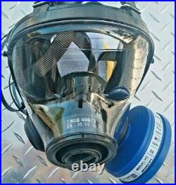 SGE 400/3 Military-Grade 40mm NATO Gas Mask Kit w 1 Mestel P3 40mm Filter MD/LG