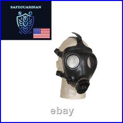 SafeGuardian 4 GAS MASK Israeli with 4 Premium 40mm FILTER Face Respirator NEW