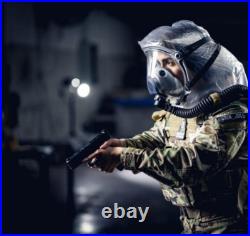 Sapphire Full Face Gas Mask Respirator Mask + 25L Blower Industrial Safety