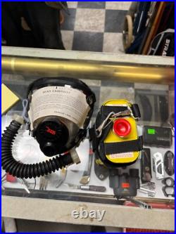 Scott 802240-01 Safety Full Face Gas Respirator Mask With Head Harness Black