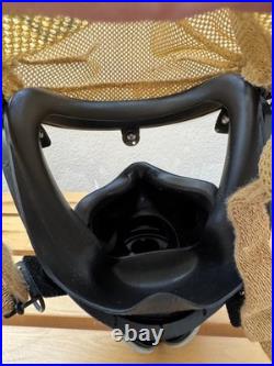 Scott (8056221-01) AV-2000 Full Face Respirator Gas Mask Twin Cartilage Adapter