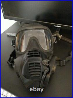 Scott FRR CBRN full face Gas mask Respirator Good as Avon 40mm size 3 & Hepa