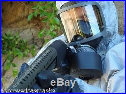 Scott Police/First Responder 40mm NATO Gas Mask Kit withVoice Amp, Filter, Bag NEW