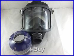 Scott/SEA Domestic Preparedness FP Gas Mask & Voice Amp + New 5/2023 NBC Filter