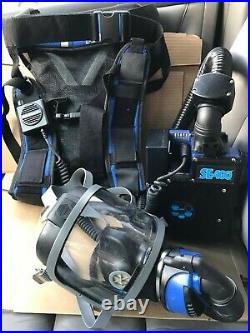 Scott/SEA-SE400 Powered Full Gas Mask Respirator System PAPR-SE400AT-2+Radio