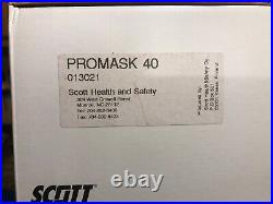 Scott Safety FM3 PROMASK 40 (Size M/L) Gas Mask / Respirator New in Box
