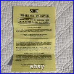 Scott Type C Supplied Air Respirator Emergency Stock Riot Gas Mask