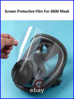 Scratch Resistant Protective Film For 3M 6800 Gas Respirator Full Face Mask